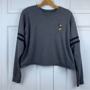 Disney Mickey Long Sleeve Crop Top